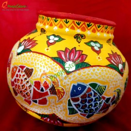 Decorative Wedding Pots / Fish Designed Wedding Pots (2 Pots with 2 lids)